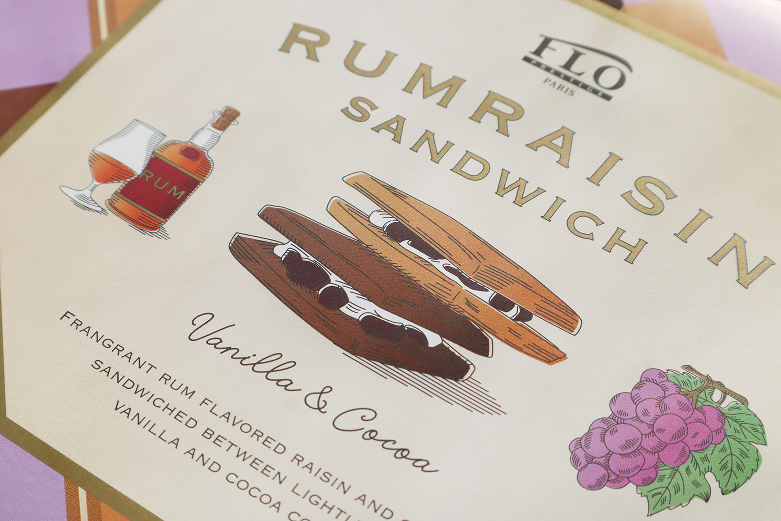 FLO「ラムレーズンサンドイッチ」パッケージデザイン_2